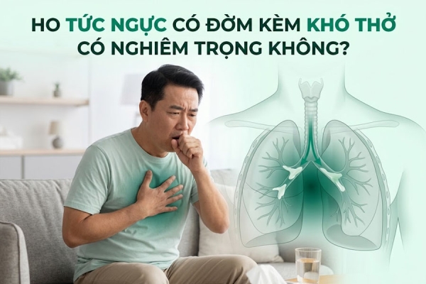 Ho Tức Ngực Có Đờm Kèm Khó Thở Có Nghiêm Trọng Không