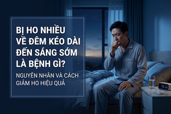 Bị Ho Nhiều Về Đêm Kéo Dài Đến Sáng Sớm Là Bệnh Gì Nguyên Nhân Và Cách Giảm Ho Hiệu Quả
