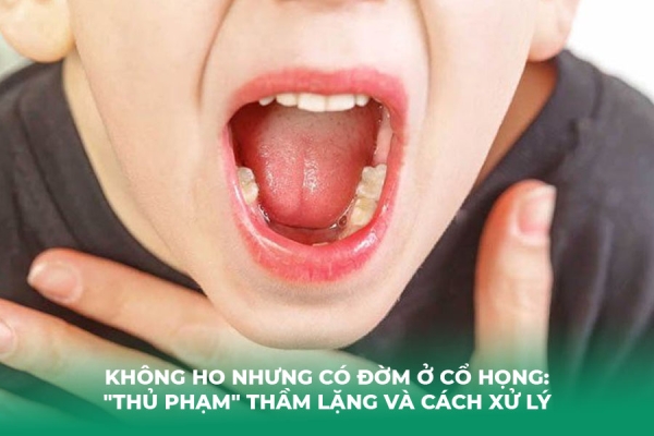 Không Ho Nhưng Có Đờm Ở Cổ Họng: Thủ Phạm Thầm Lặng và Cách Xử Lý