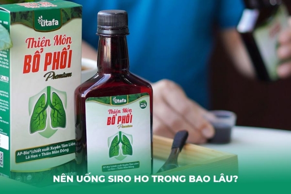 Nên Uống Siro Ho Trong Bao Lâu Thì Ngừng