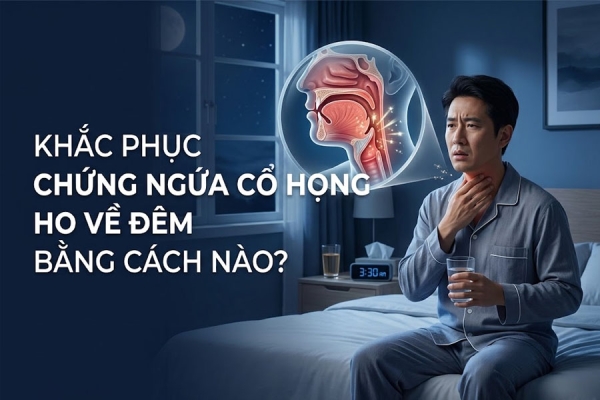 Khắc Phục Chứng Ngứa Cổ Họng Ho Về Đêm Bằng Cách Nào