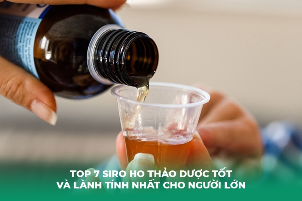 Top 7 Siro Ho Thảo Dược Tốt và Lành Tính Nhất Cho Người Lớn