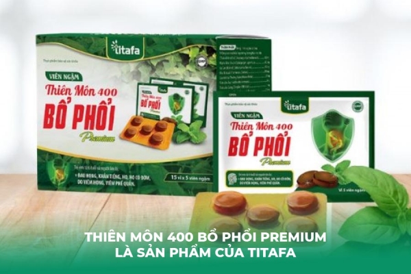 Viên ngậm Thiên Môn 400 Bổ Phổi Premium Bán Ở Đâu Chính Hãng, Giá Tốt