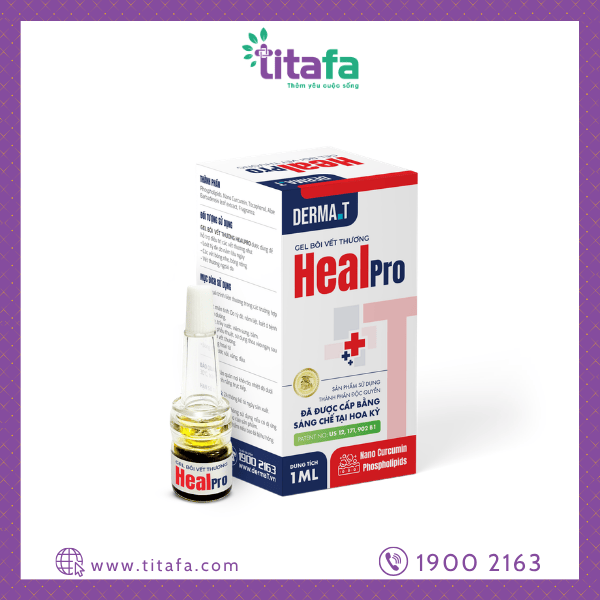 Derma.T Gel bôi vết thương HealPro (Lọ 1ml)