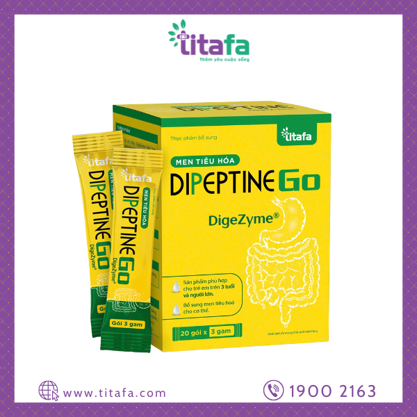 Tpbs Men Tiêu Hoá DIPEPTINE GO (20 gói x 3g)